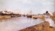Berthe Morisot The port of Lorient oil on canvas